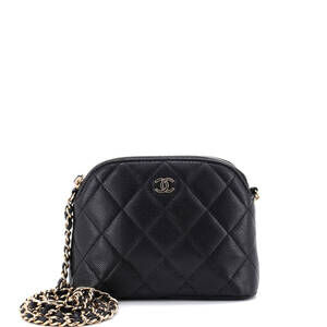 Chanel Cc Dome Zip Clutch With Chain #251819C45B